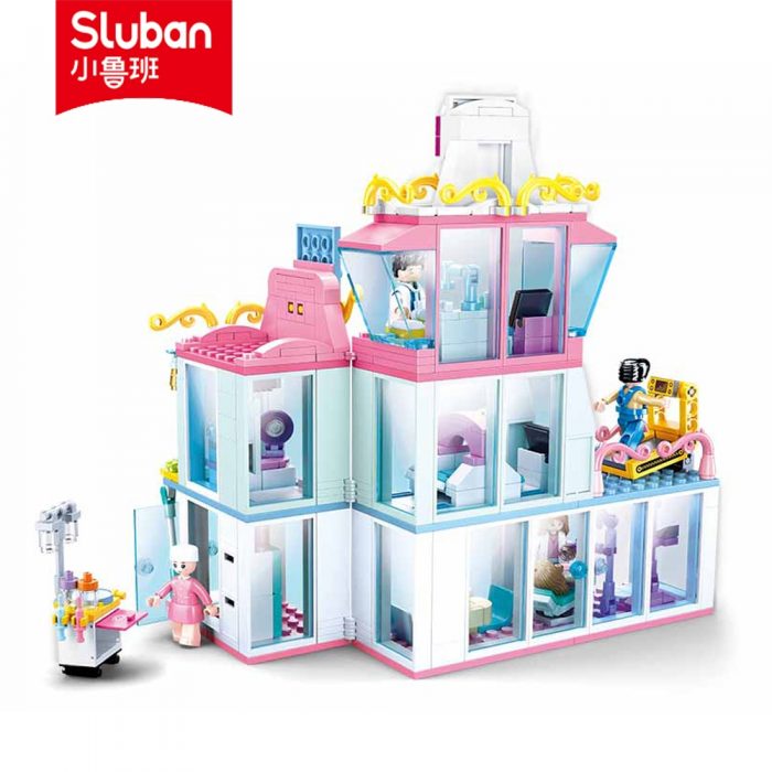 Sluban Building Block Toys Girls Dream B0799 Health Medical Center 459PCS Bricks Compatible With Leading Brands 1 - LOZ Blocks Store