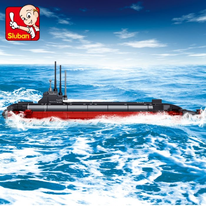 Sluban Building Block Toys Nuclear Submarine 193PCS Model Bricks B0391 Compatbile With Leading Brands Construction Kits 1 - LOZ Blocks Store