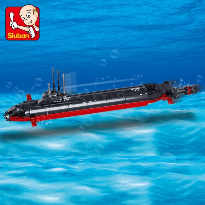 Sluban Building Block Toys Nuclear Submarine 193PCS Model Bricks B0391 Compatbile With Leading Brands Construction Kits - LOZ Blocks Store