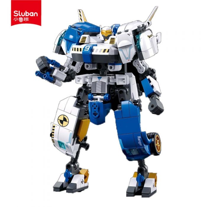 Sluban Building Block Toys Robot Alpha B1150 Rovers Safety Pioneer 524PCS Bricks Mechanical Armor Compatbile With 1 - LOZ Blocks Store