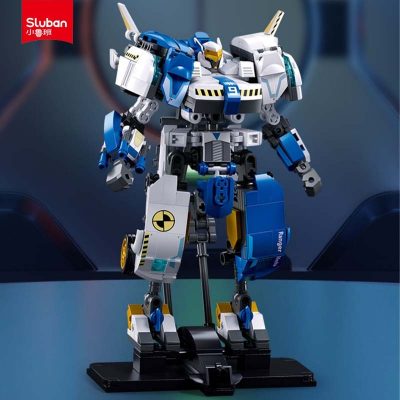 Sluban Building Block Toys Robot Alpha B1150 Rovers Safety Pioneer 524PCS Bricks Mechanical Armor Compatbile With 2 - LOZ Blocks Store