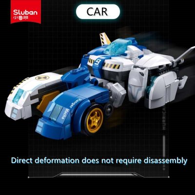 Sluban Building Block Toys Robot Alpha B1150 Rovers Safety Pioneer 524PCS Bricks Mechanical Armor Compatbile With 3 - LOZ Blocks Store