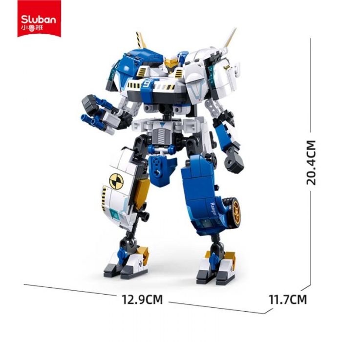 Sluban Building Block Toys Robot Alpha B1150 Rovers Safety Pioneer 524PCS Bricks Mechanical Armor Compatbile With 4 - LOZ Blocks Store