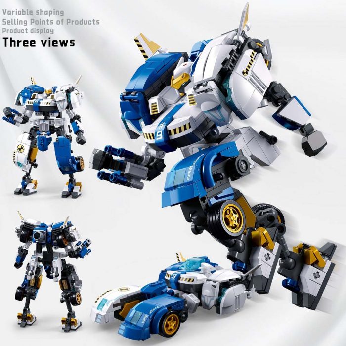 Sluban Building Block Toys Robot Alpha B1150 Rovers Safety Pioneer 524PCS Bricks Mechanical Armor Compatbile With - LOZ Blocks Store