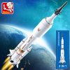 Sluban Building Block Toys Saturn Long March Rocket 167PCS Model Bricks B0735 Compatbile With Leading Brands - LOZ Blocks Store