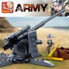 Sluban Building Block Toys WW2 Army 88mm Flak Anti Tank Gun 115PCS Bricks B0852 Military Construction - LOZ Blocks Store