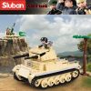 Sluban Building Block Toys WW2 Army Panzer II Tank 356PCS Bricks B0691 Military Construction Compatbile With - LOZ Blocks Store