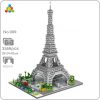 YZ 069 World Architecture Paris Eiffel Tower Bus Street Lamp Square Diamond Blocks Bricks Building Toy - LOZ Blocks Store