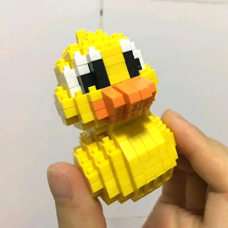 DAIA 66890 Animal Paradise World Yellow Duck Bird Pet 3D Model DIY Mini Diamond Blocks Bricks 1 - LOZ Blocks Store