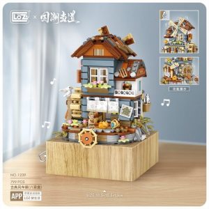 LOZ 1239 Ideas Windmill Music Box